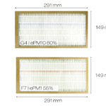 Zehnder ComfoAir 200 - G4 + F7 Set de filtres de rechange Bio-Hoku