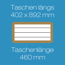 Längs | Taschenlänge 460 mm