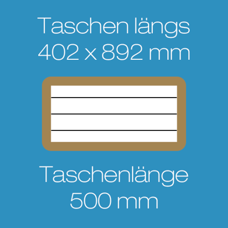 Längs | Taschenlänge 500 mm